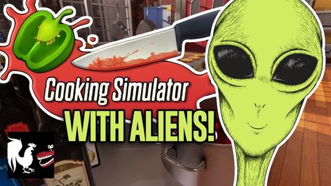 TEACHING ALIENS HOW TO COOK - Cooking Simulator - RT Archive
